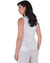 Frank Lyman Knit Tank / Champagne