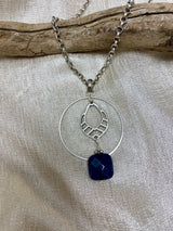 Karely Smith Woven Silver Earrings with Swarovski Crystal