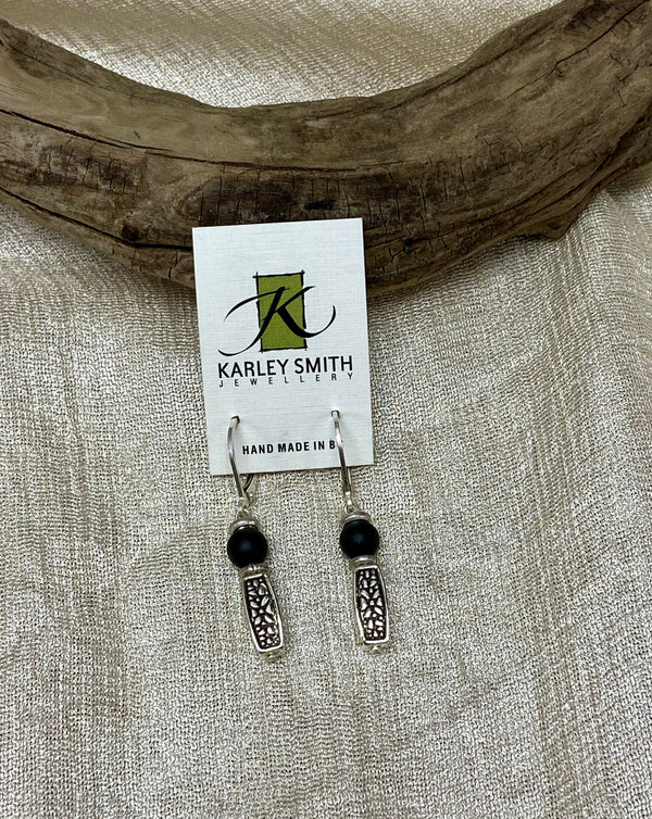 Karley Smith Black Onyx Earrings