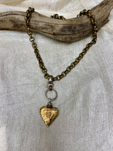 Karley Smith  Bronze Heart Earrings