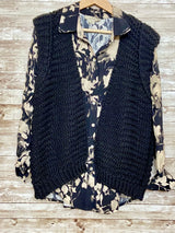 Gilet Astrid en maille / Noir