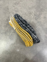 Lemon Boot Crew Sock  2 Pack/ Yellow / Navy