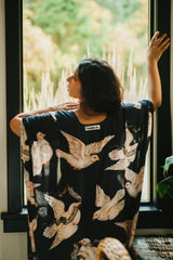 Market Of Stars / Midnight Dove Goddess Duster