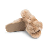 Lemon Faux Fur Slippers