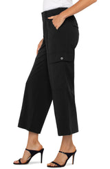 Liverpool Cargo Crop Pant / Black