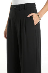 Liverpool Wide Leg Trouser / Black