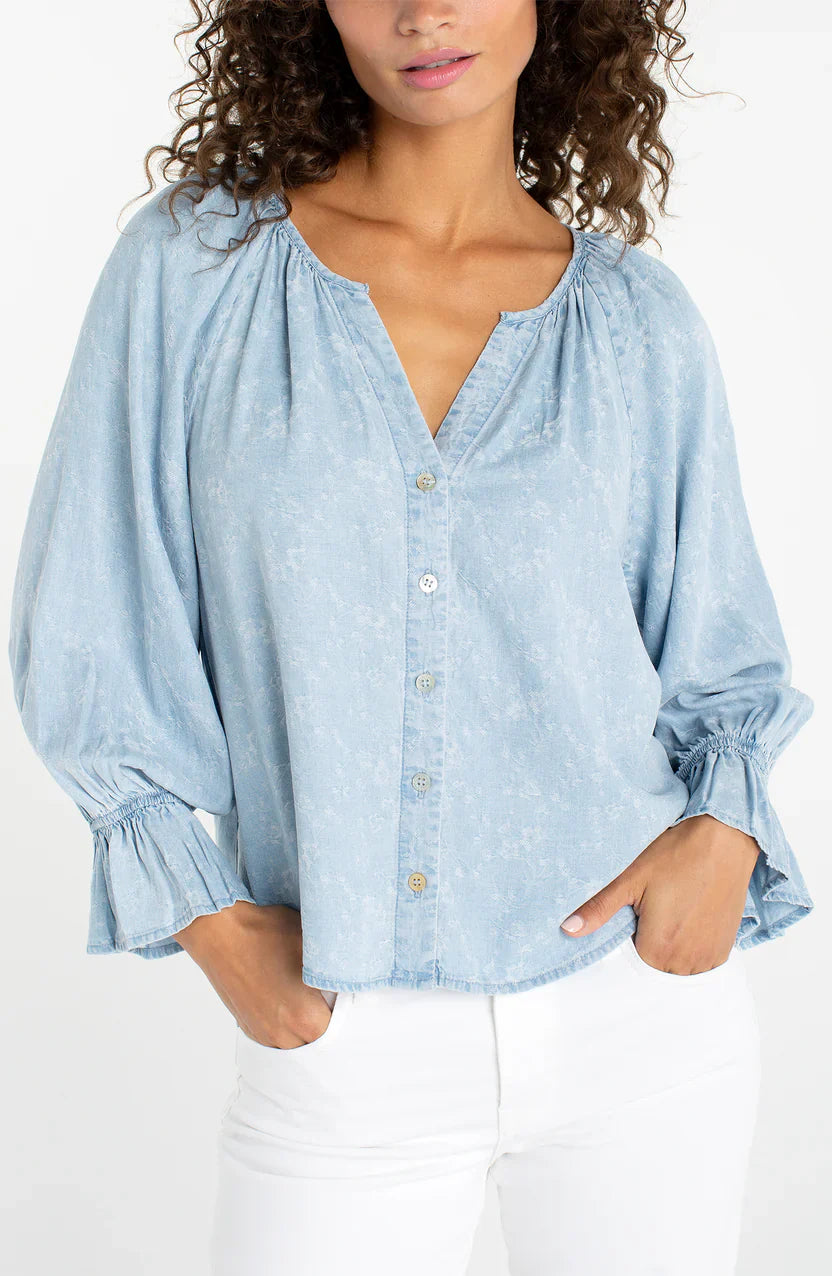 Liverpool Top / Rose Ice Blue – shopdidisboutique