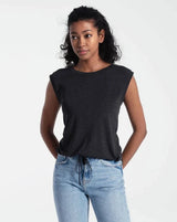 Lole Elisia Drawstring Top / Black Heather