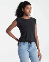 Lole Elisia Drawstring Top / Black Heather