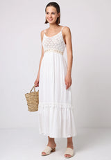 Angeleye Boho Dress / White