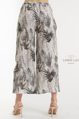 Linen Luv Pant / Fern Print