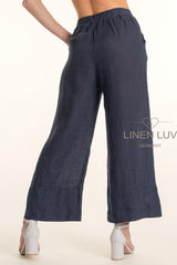 Linen Luv Pant / Navy