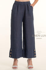 Linen Luv Pant / Navy