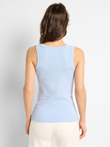 Nic & Zoe Scoop Tank / Powder Blue