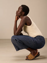 Nile Culotte Jeans / Dark Denim