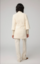 Soia & Kyo Wool Mariah Coat / Powder