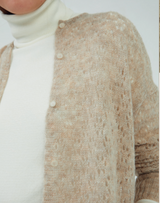 Mus & Bombon Sabada Pointelle Cardi / Ecru