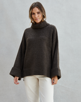 Charli Vanessa Sweater / Dark Espresso