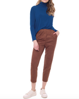 ILTM Faux Suede Gigi Pant / Tobacco
