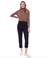 ILTM Faux Suede Gigi pant / BLACK