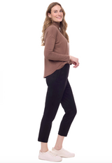 ILTM Faux Suede Gigi pant / BLACK