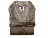 Cara Plush Bathrobe / Mushroom