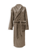 Cara Plush Bathrobe / Mushroom