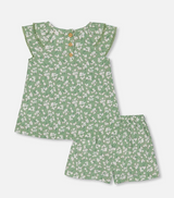 Deux par Deux Blouse & Short Set