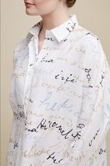 UCHUU Abstract Script Shirt