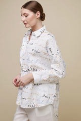 UCHUU Abstract Script Shirt