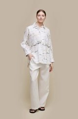 UCHUU Abstract Script Shirt
