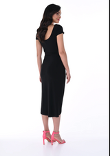 Frank Lyman Wrap Dress / Black