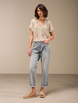 Nile Chiffon Blouse / Greige