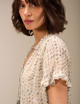 Nile Chiffon Blouse / Greige