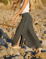 Jessica Laura Italian Silk Pants / Black