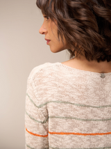 Nile Cotton Sweater / Stripe