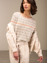 Nile Cotton Sweater / Stripe