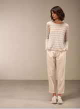 Nile Cotton Sweater / Stripe