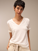 Nile Linen Tee / Navy