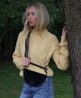 Astrid Cable Sweater / Butter Yellow