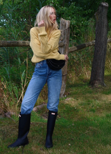 Astrid Cable Sweater / Butter Yellow