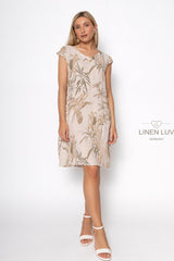 Linen Luv Dress / Fern Print