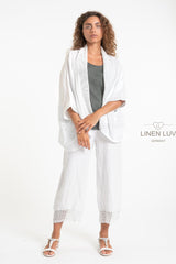 Linen Luv Jacket /  White