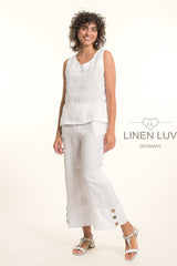 Linen Luv Top / Bianco