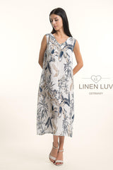 Linen Dress / Bianco