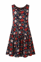Dress Addict Joy Dress / Navy Red Floral
