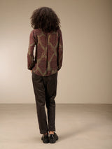 Nile Blouse / Stone Print