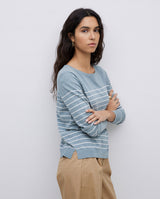 Yerse Cotton Sweater / Stripe