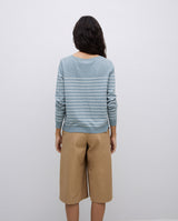 Yerse Cotton Sweater / Stripe