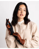 Echo Ruched Leather Gloves